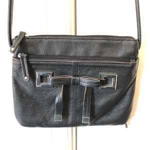 NWOT Tignanello Purse Crossbody Black Leather